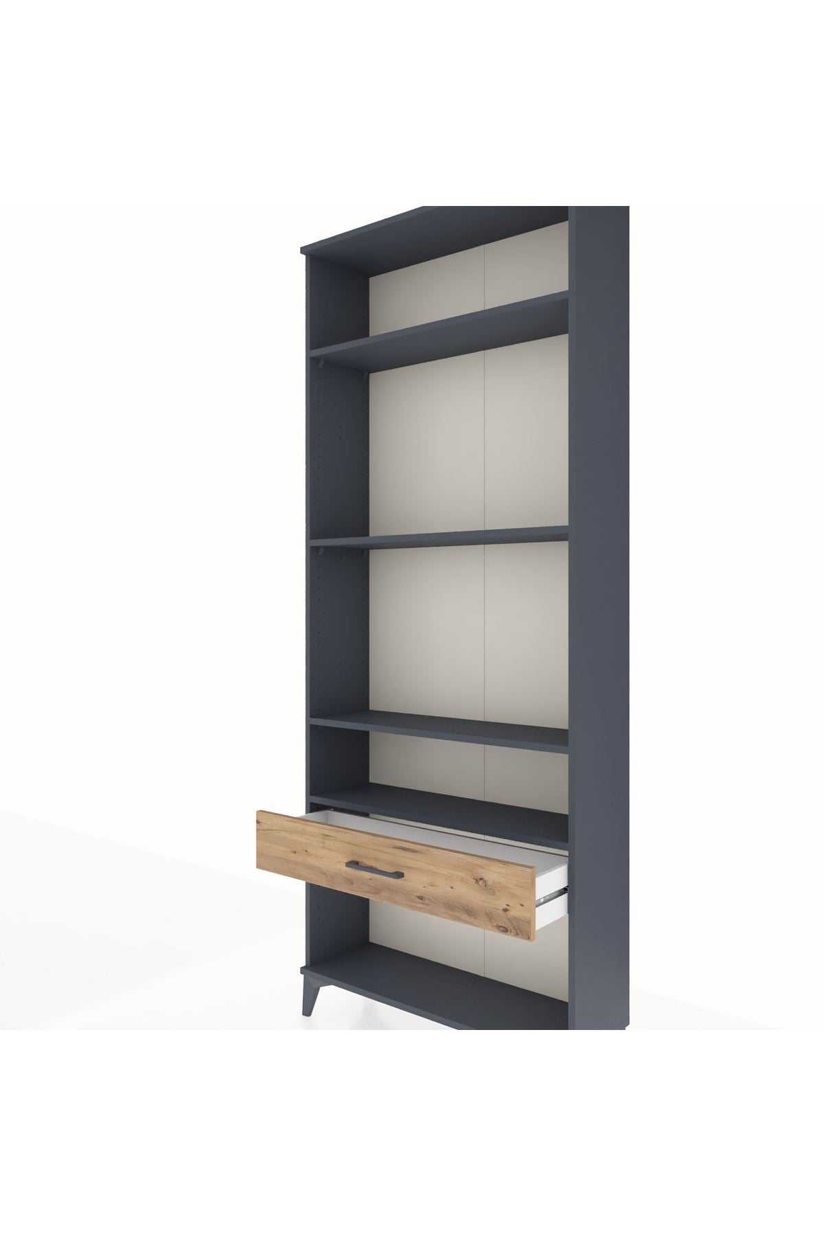 Arges Dolap 4 Raflı Tek Çekmeceli 88x30x221 - S30M036V6A
