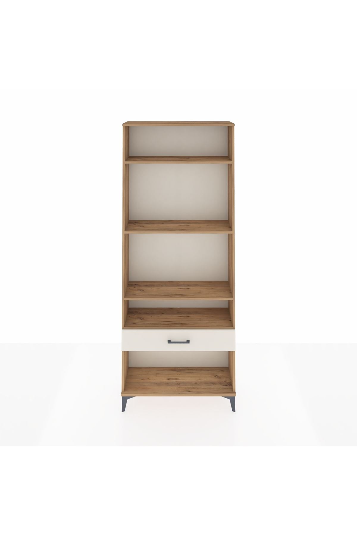 Arges Dolap 4 Raflı Tek Çekmeceli 88x30x221 - S30M036V7A