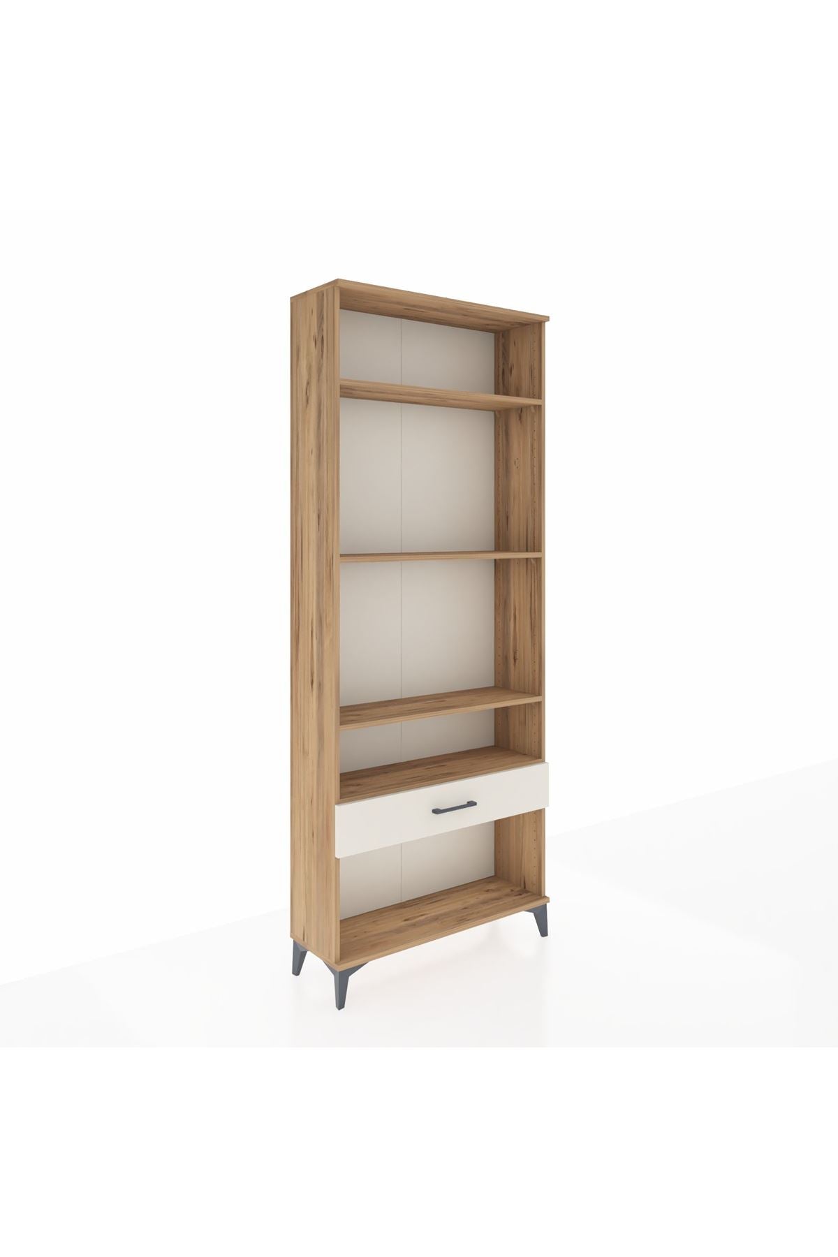 Arges Dolap 4 Raflı Tek Çekmeceli 88x30x221 - S30M036V7A