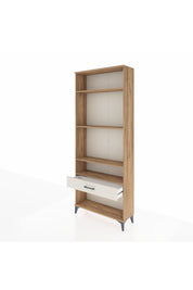 Arges Dolap 4 Raflı Tek Çekmeceli 88x30x221 - S30M036V7A