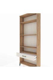 Arges Dolap 4 Raflı Tek Çekmeceli 88x30x221 - S30M036V7A