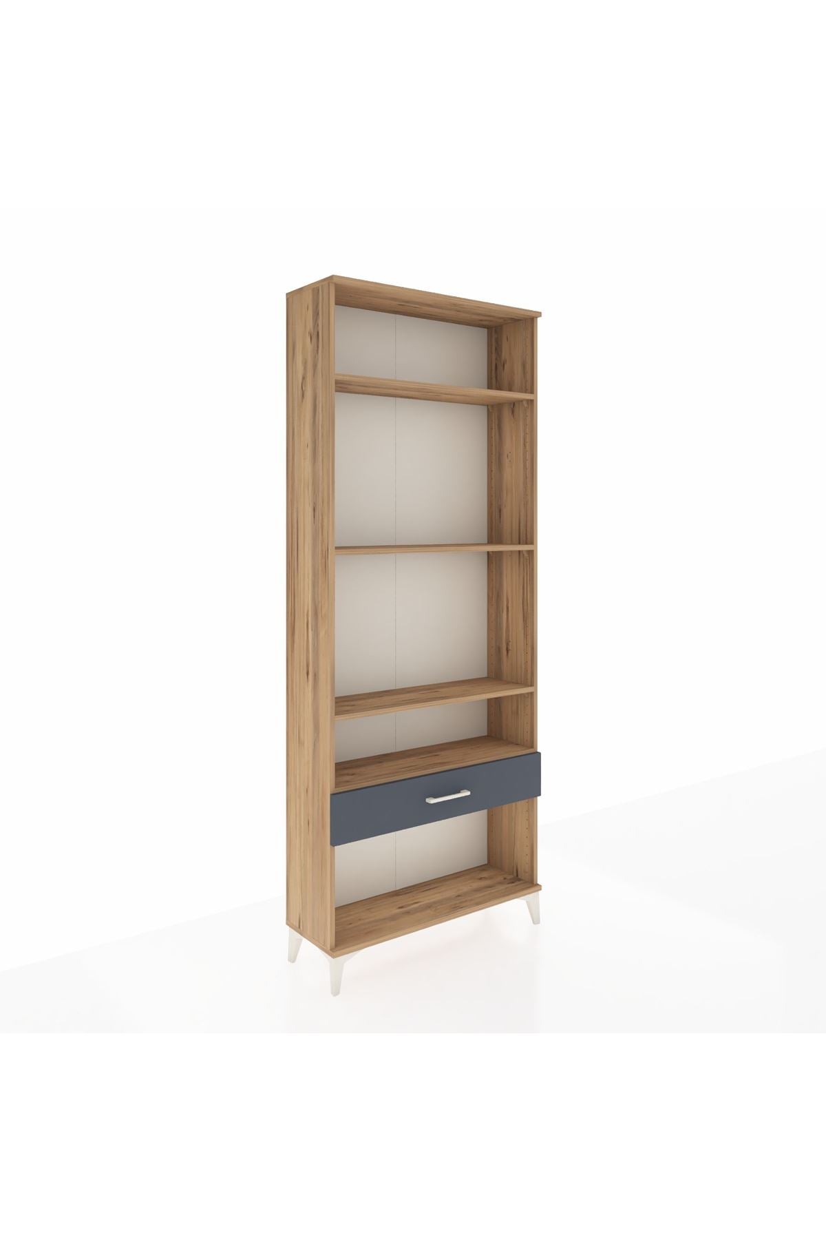 Arges Dolap 4 Raflı Tek Çekmeceli 88x30x221 - S30M036V8A