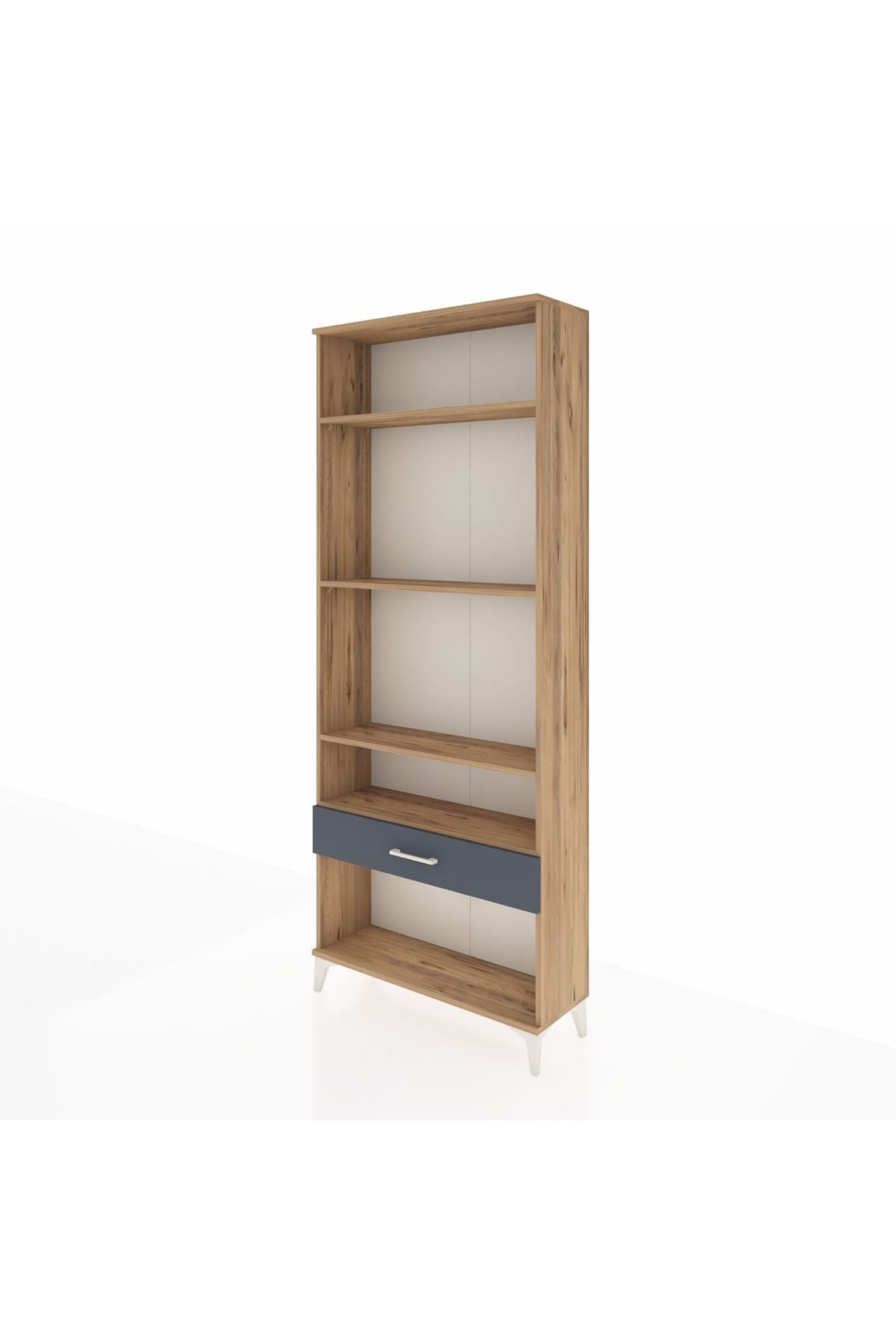 Arges Dolap 4 Raflı Tek Çekmeceli 88x30x221 - S30M036V8A