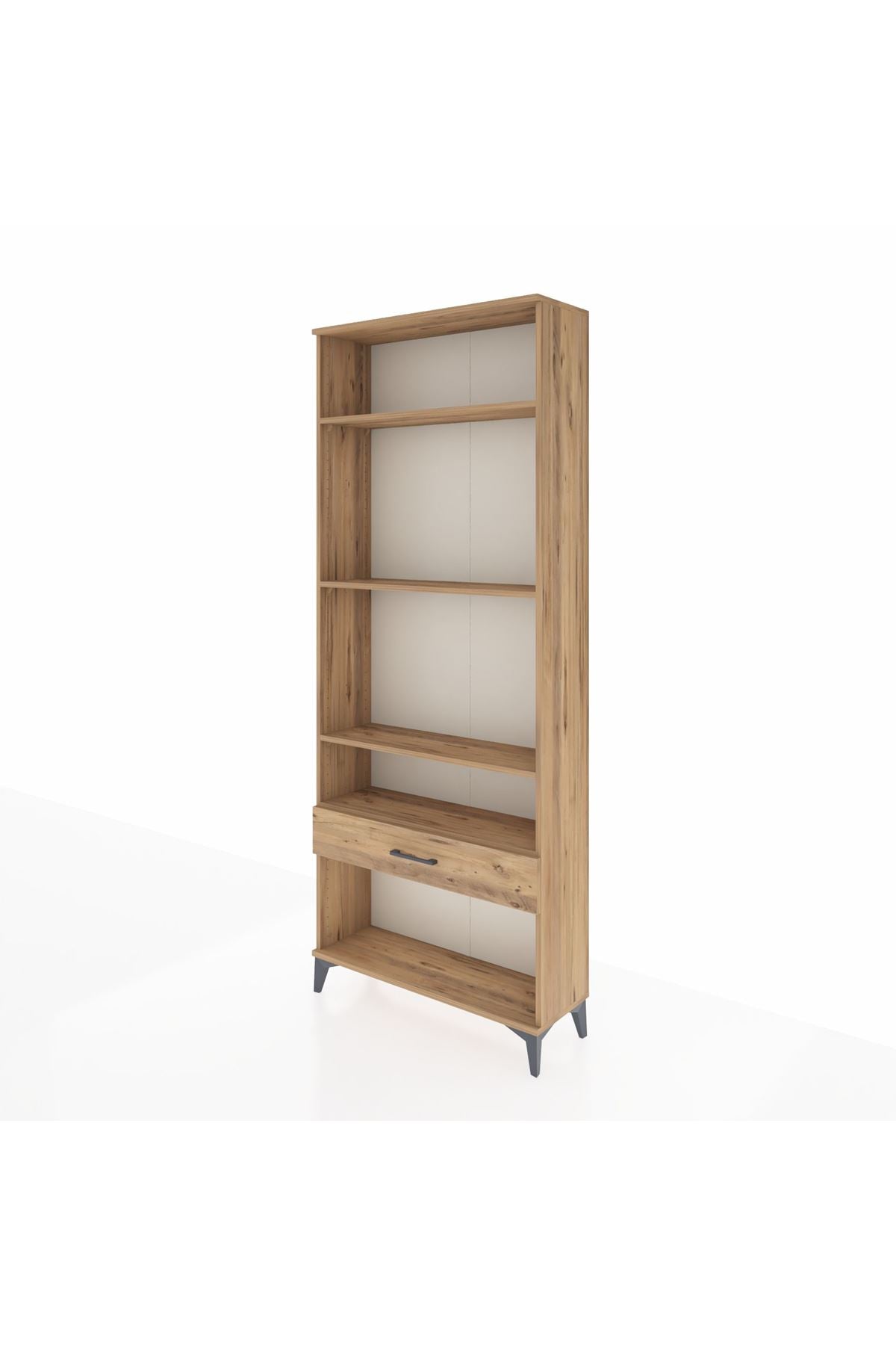 Arges Dolap 4 Raflı Tek Çekmeceli 88x30x221 - S30M036V9A