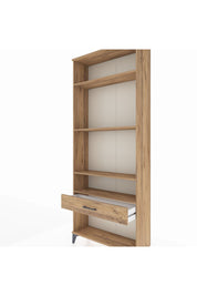 Arges Dolap 4 Raflı Tek Çekmeceli 88x30x221 - S30M036V9A