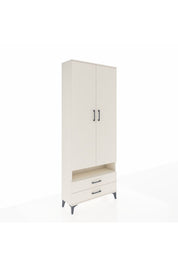 Arges Dolap 3 Raflı 2 Çekmeceli Tek Askılı 88x30x221 - S30M037V1A