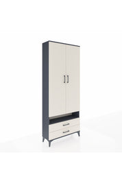 Arges Dolap 5 Raflı 2 Çekmeceli 2 Kapaklı 88x30x221 - S30M038V4A