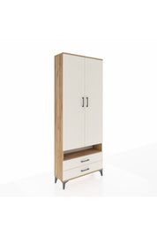 Arges Dolap 5 Raflı 2 Çekmeceli 2 Kapaklı 88x30x221 - S30M038V7A