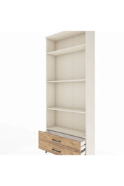 Arges Dolap 4 Raflı 2 Çekmeceli 88x30x221 - S30M039V3A
