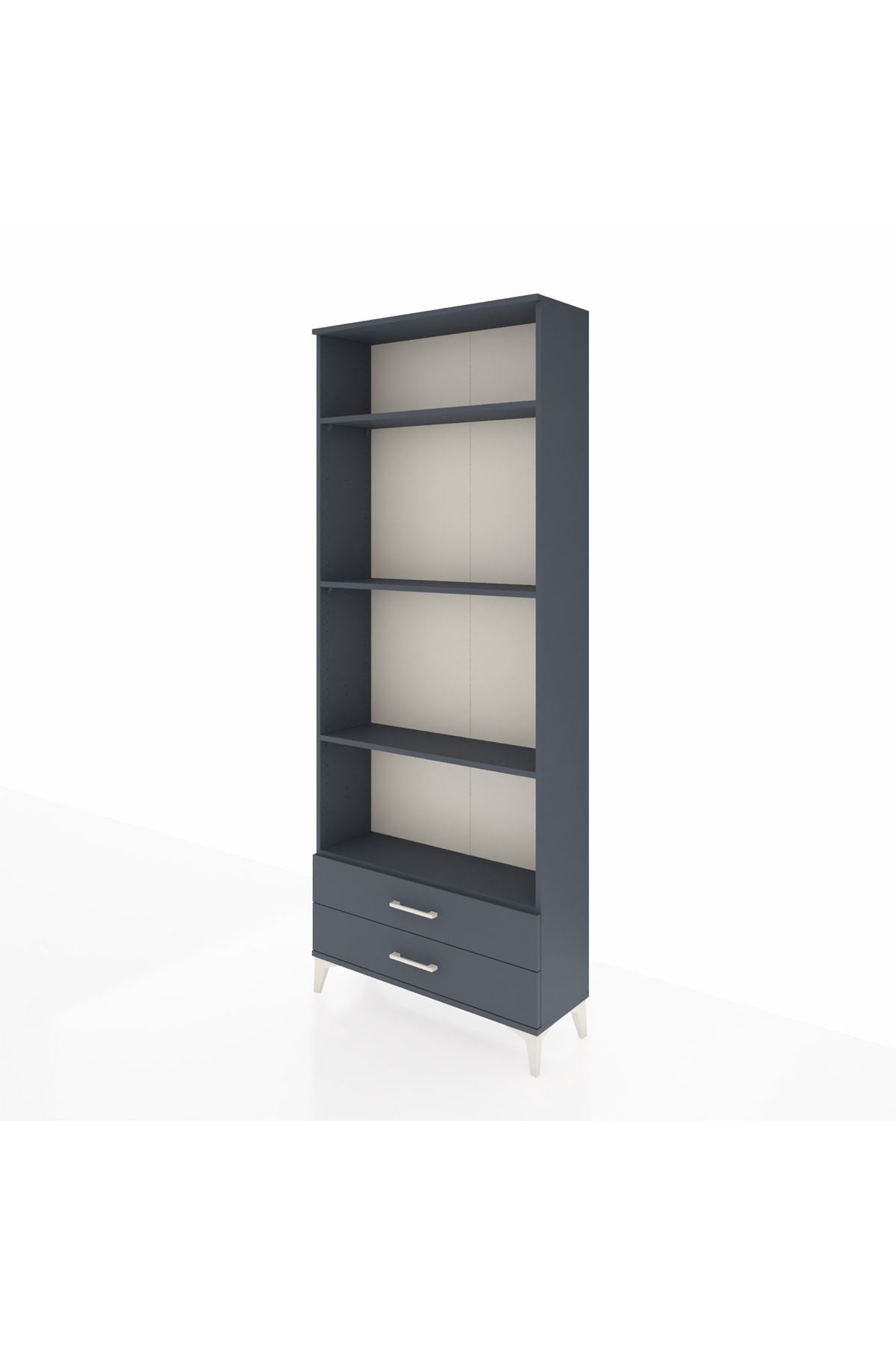 Arges Dolap 4 Raflı 2 Çekmeceli 88x30x221 - S30M039V5A