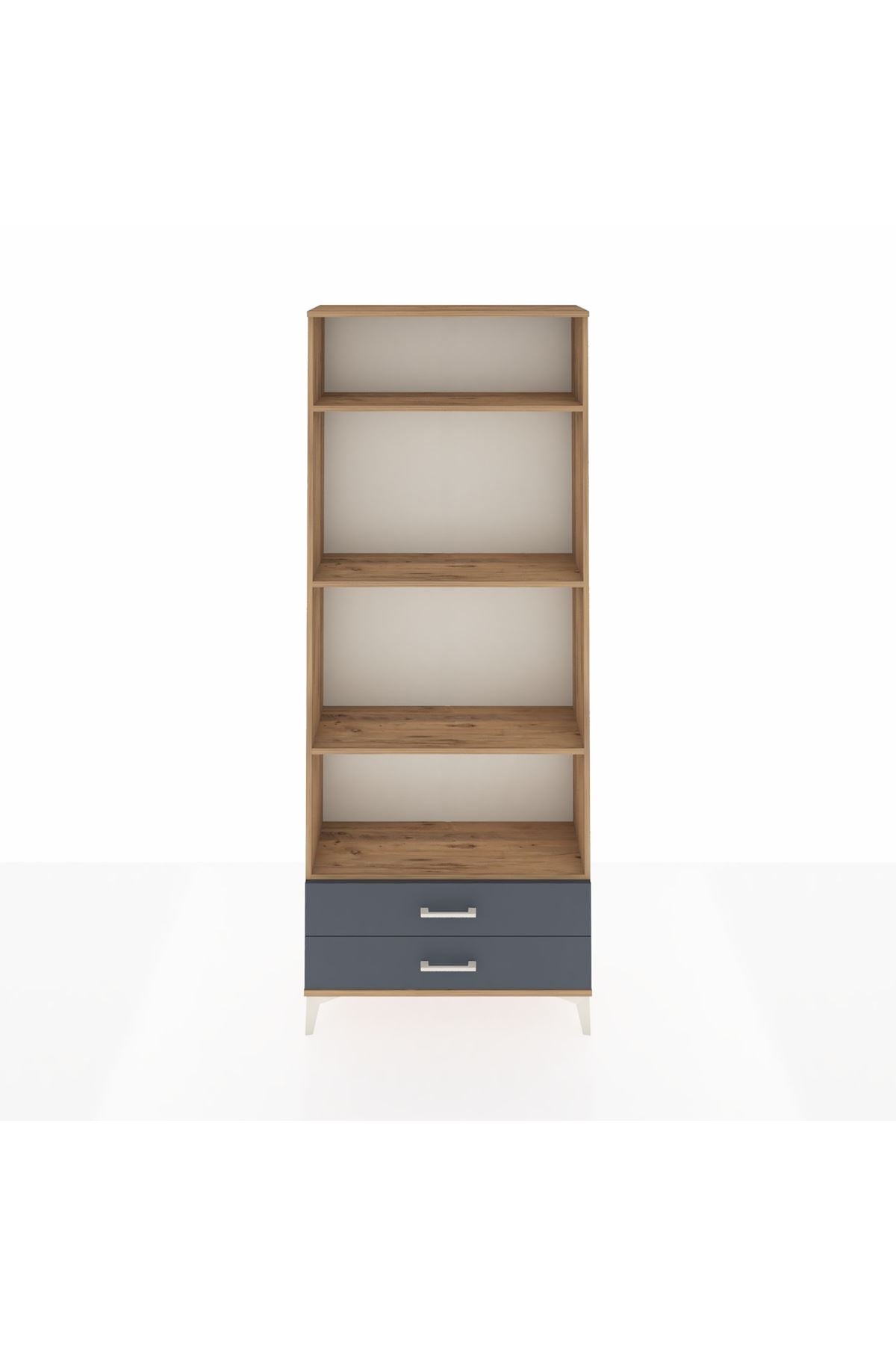 Arges Dolap 4 Raflı 2 Çekmeceli 88x30x221 - S30M039V8A