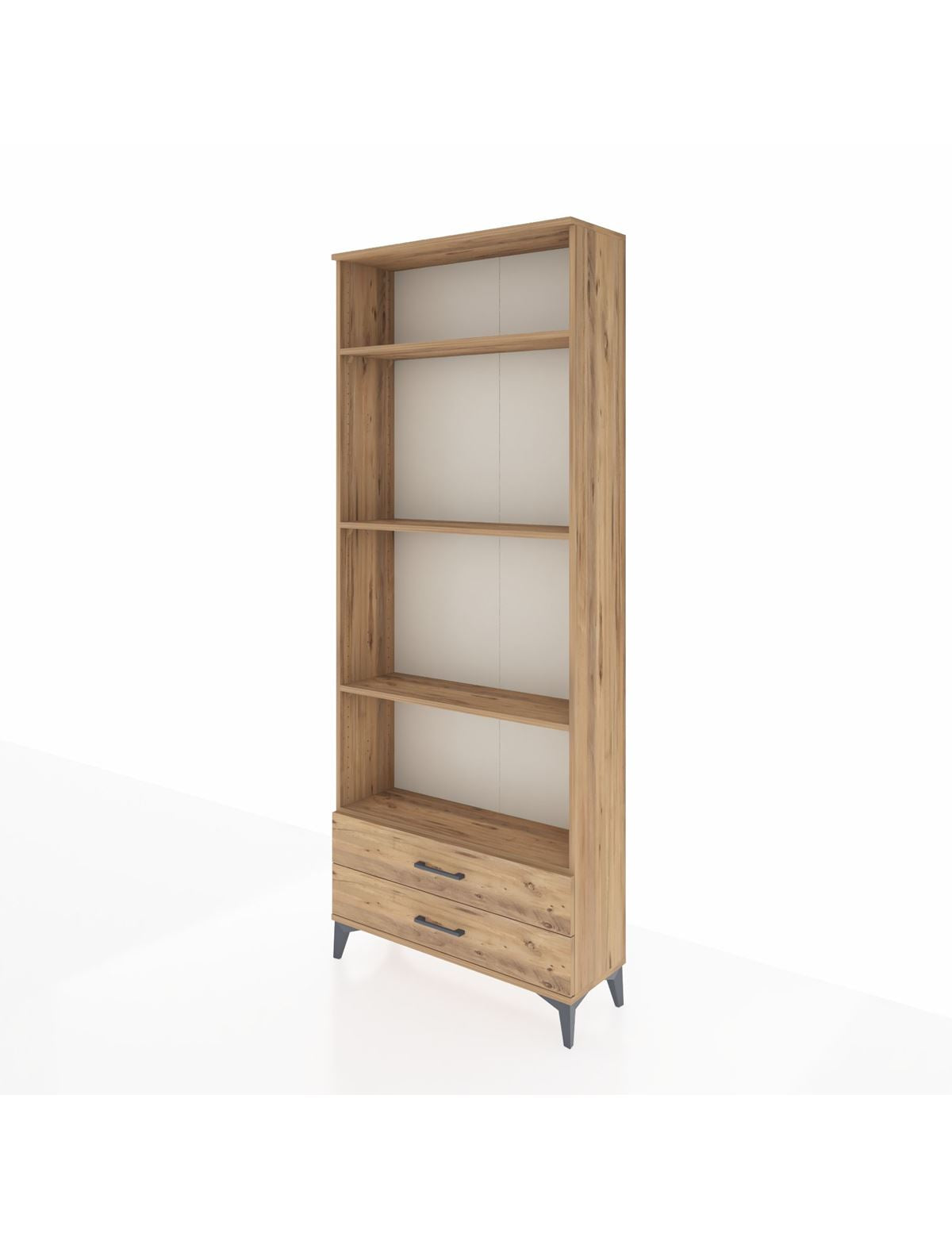 Arges Dolap 4 Raflı 2 Çekmeceli 88x30x221 - S30M039V9A