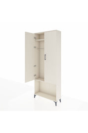 Arges Dolap 2 Raflı 2 Kapaklı Tek Askılı 88x30x221 - S30M040V1A