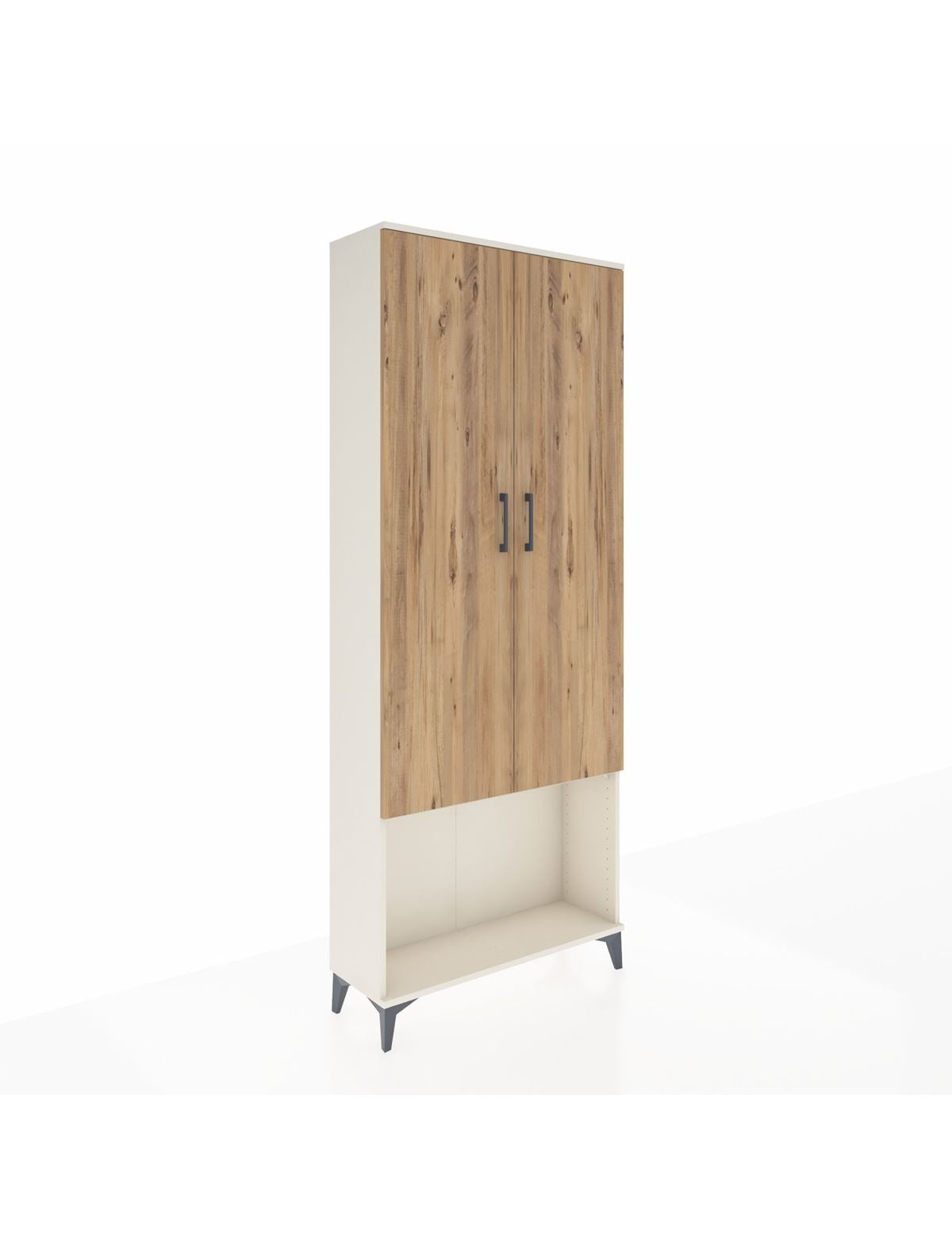 Arges Dolap 2 Raflı 2 Kapaklı Tek Askılı 88x30x221 - S30M040V3A