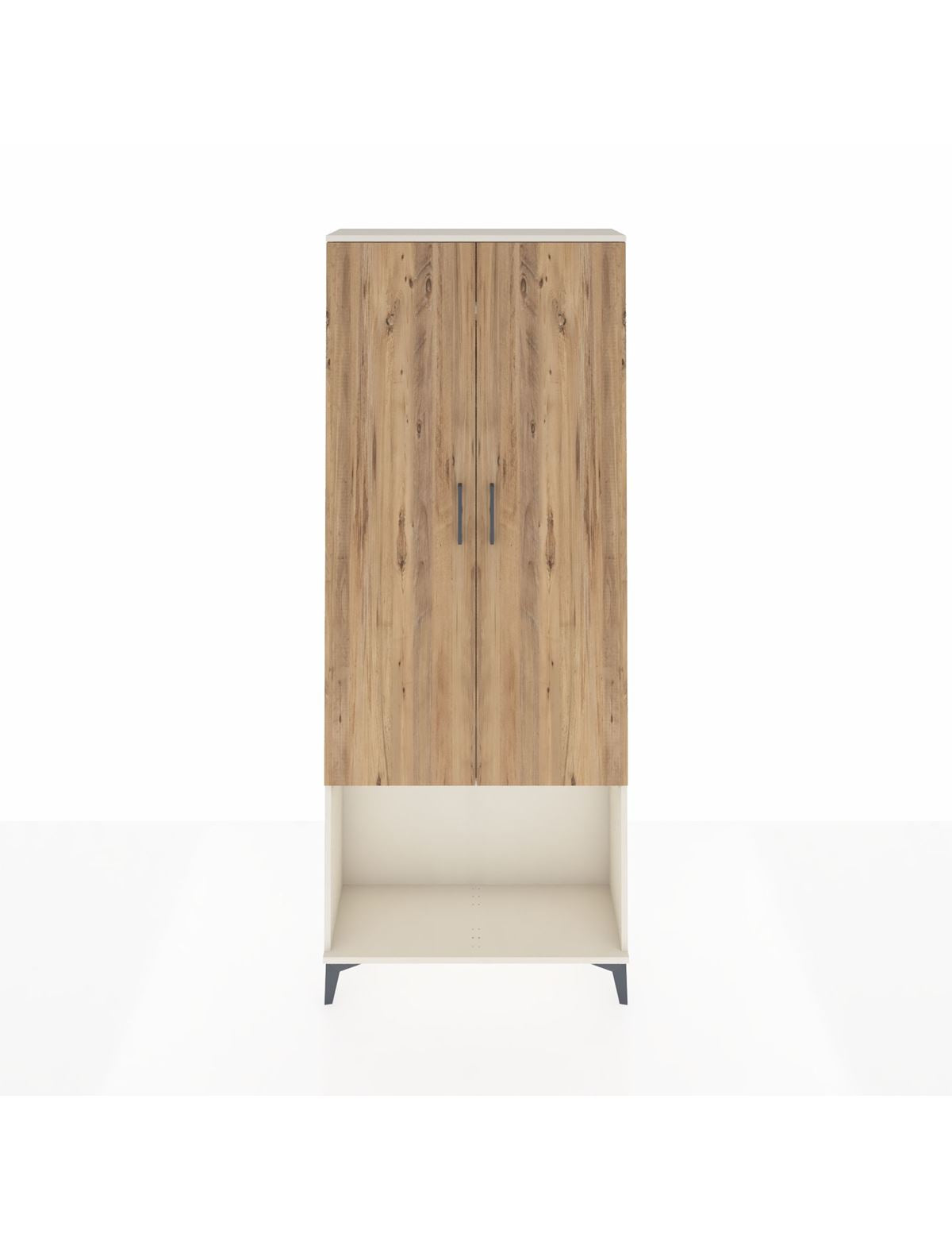 Arges Dolap 2 Raflı 2 Kapaklı Tek Askılı 88x30x221 - S30M040V3A