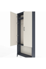 Arges Dolap 2 Raflı 2 Kapaklı Tek Askılı 88x30x221 - S30M040V4A