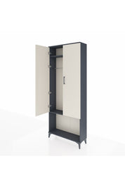 Arges Dolap 2 Raflı 2 Kapaklı Tek Askılı 88x30x221 - S30M040V4A