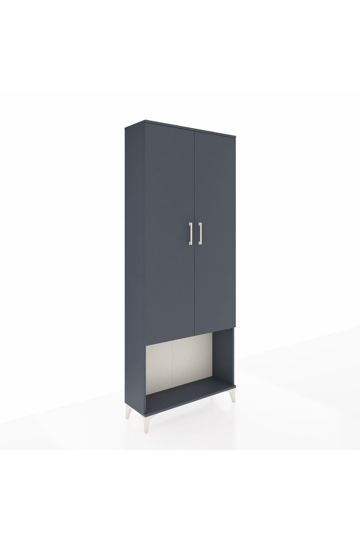 Arges Dolap 2 Raflı 2 Kapaklı Tek Askılı 88x30x221 - S30M040V5A