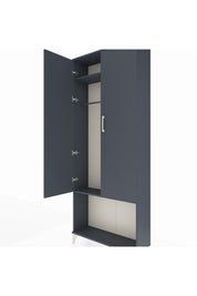 Arges Dolap 2 Raflı 2 Kapaklı Tek Askılı 88x30x221 - S30M040V5A