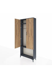 Arges Dolap 2 Raflı 2 Kapaklı Tek Askılı 88x30x221 - S30M040V6A