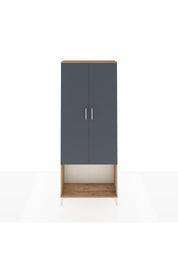 Arges Dolap 2 Raflı 2 Kapaklı Tek Askılı 88x30x221 - S30M040V8A