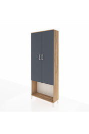Arges Dolap 2 Raflı 2 Kapaklı Tek Askılı 88x30x221 - S30M040V8A