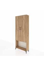 Arges Dolap 2 Raflı 2 Kapaklı Tek Askılı 88x30x221 - S30M040V9A