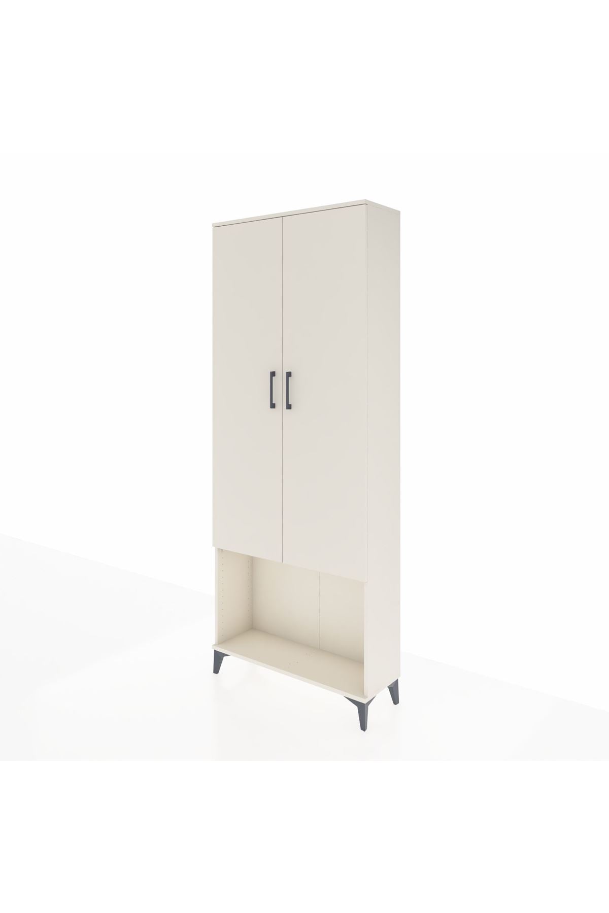 Arges Dolap 4 Raflı 2 Kapaklı 88x30x221 - S30M041V1A