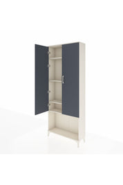 Arges Dolap 4 Raflı 2 Kapaklı 88x30x221 - S30M041V2A