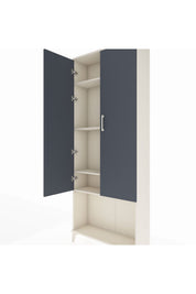 Arges Dolap 4 Raflı 2 Kapaklı 88x30x221 - S30M041V2A