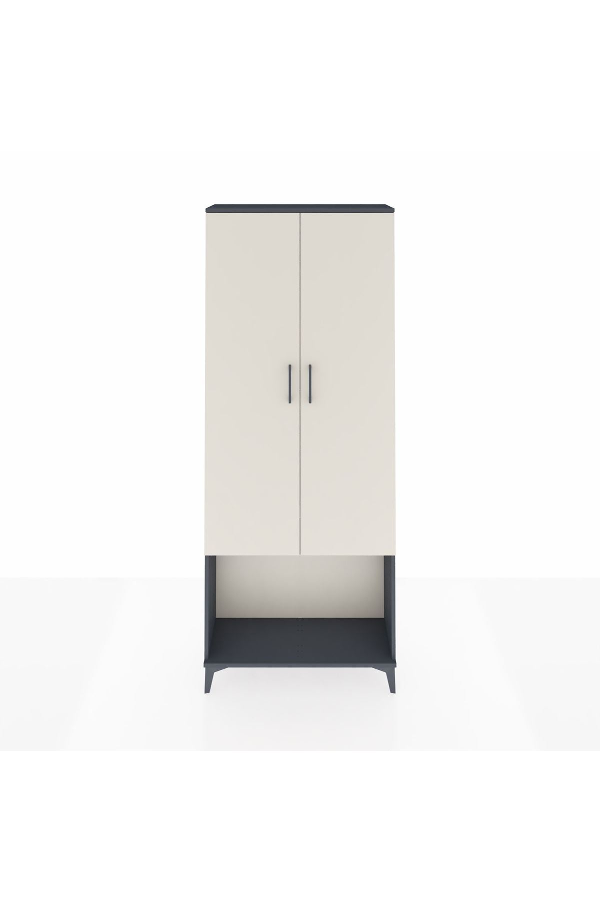Arges Dolap 4 Raflı 2 Kapaklı 88x30x221 - S30M041V4A
