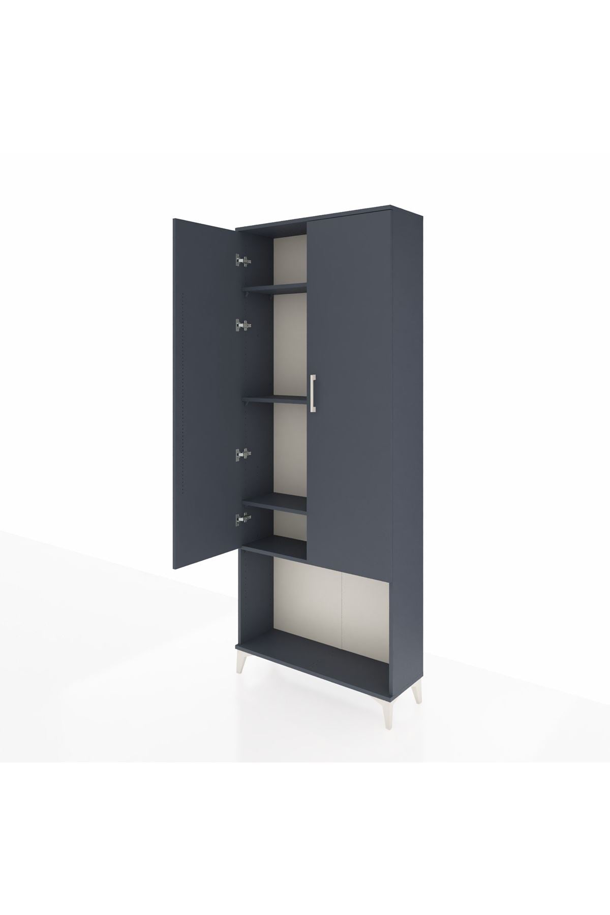 Arges Dolap 4 Raflı 2 Kapaklı 88x30x221 - S30M041V5A
