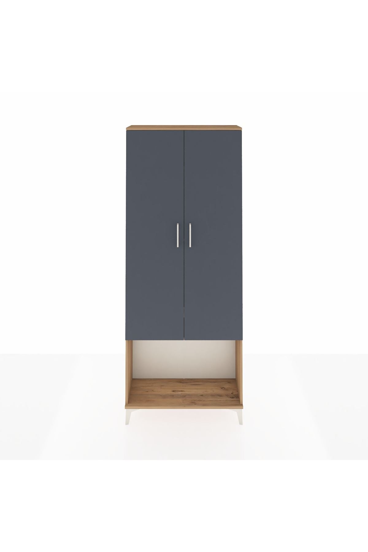 Arges Dolap 4 Raflı 2 Kapaklı 88x30x221 - S30M041V8A