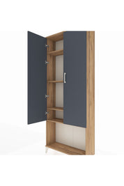 Arges Dolap 4 Raflı 2 Kapaklı 88x30x221 - S30M041V8A