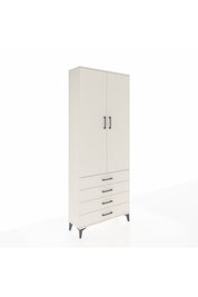 Arges Dolap 2 Raflı 4 Çekmeceli Tek Askılı 88x30x221 - S30M043V1A