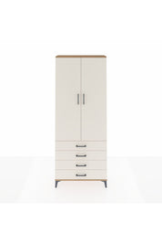 Arges Dolap 2 Raflı 4 Çekmeceli Tek Askılı 88x30x221 - S30M043V7A