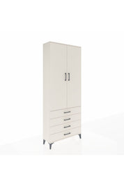 Arges Dolap 3 Raflı 4 Çekmeceli 2 Kapaklı 88x30x221 - S30M044V1A