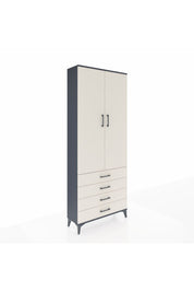 Arges Dolap 3 Raflı 4 Çekmeceli 2 Kapaklı 88x30x221 - S30M044V4A
