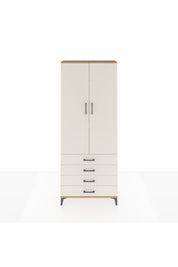 Arges Dolap 3 Raflı 4 Çekmeceli 2 Kapaklı 88x30x221 - S30M044V7A