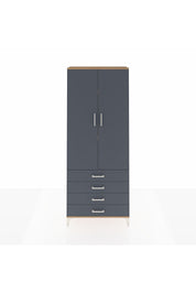 Arges Dolap 3 Raflı 4 Çekmeceli 2 Kapaklı 88x30x221 - S30M044V8A