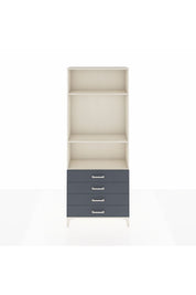 Arges Dolap 3 Raflı 4 Çekmeceli 88x30x221 - S30M045V2A