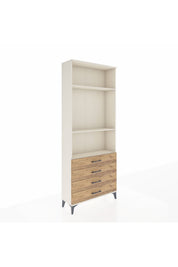 Arges Dolap 3 Raflı 4 Çekmeceli 88x30x221 - S30M045V3A