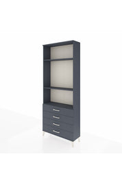 Arges Dolap 3 Raflı 4 Çekmeceli 88x30x221 - S30M045V5A