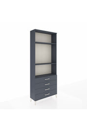Arges Dolap 3 Raflı 4 Çekmeceli 88x30x221 - S30M045V5A