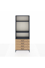 Arges Dolap 3 Raflı 4 Çekmeceli 88x30x221 - S30M045V6A