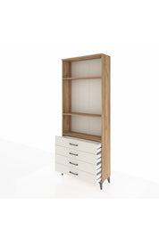 Arges Dolap 3 Raflı 4 Çekmeceli 88x30x221 - S30M045V7A