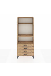 Arges Dolap 3 Raflı 4 Çekmeceli 88x30x221 - S30M045V9A