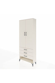 Arges Dolap 2 Raflı 3 Çekmeceli Tek Askılı 88x30x221 - S30M046V1A