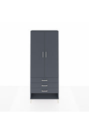 Arges Dolap 2 Raflı 3 Çekmeceli Tek Askılı 88x30x221 - S30M046V5A