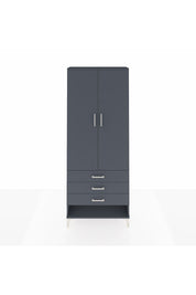Arges Dolap 3 Raflı 3 Çekmeceli 2 Kapaklı 88x30x221 - S30M047V5A